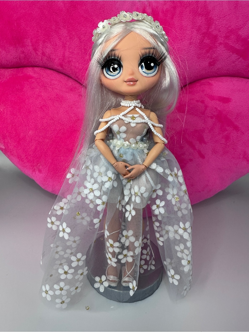Custom LOL DOLL Fairy Gown Lashes Eyes Collectors Russian Artist